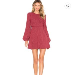 Tularosa Striped, Red Dress